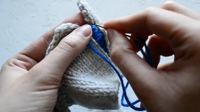 Невидимый трикотажный шов - как соединить вязаные детали