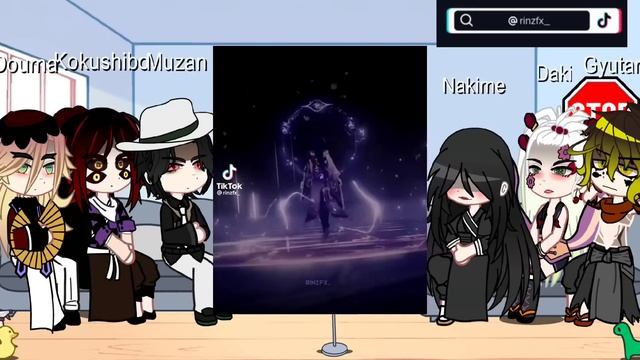 Upper moons react to y/n as Raiden (Muzan's sister)