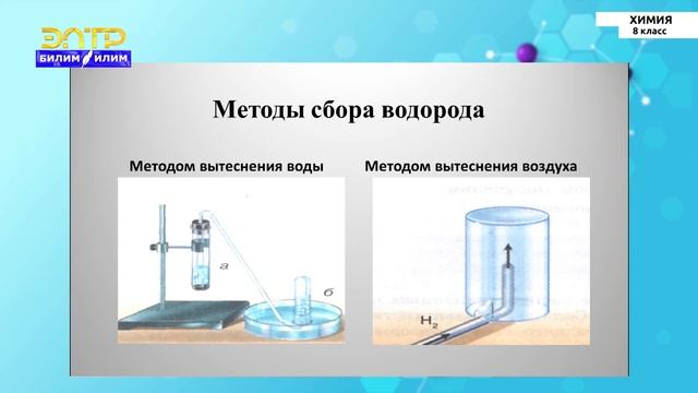 8-класс | Химия | Водород, его общая характеристика, получение и применение