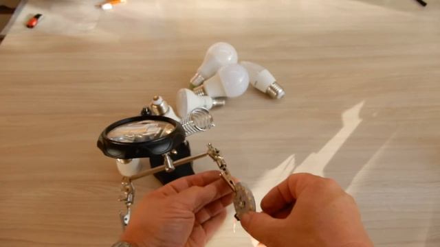 Правильный ремонт светодиодных энергосберегающих ламп. Correct repair of led energy-saving lamps