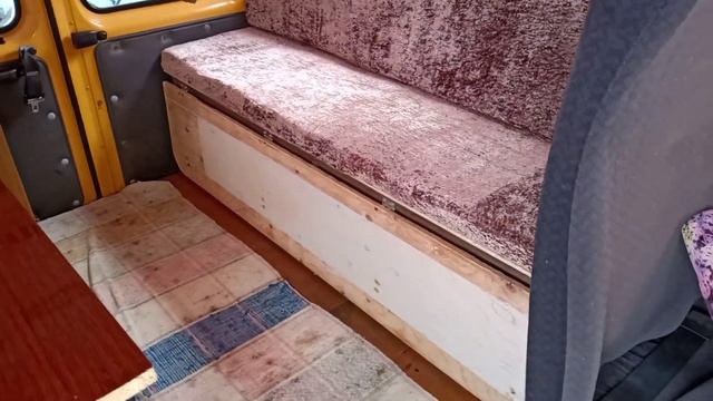 Диван кровать в автодом своими руками ? самодельный автодом | VANLIFE 42