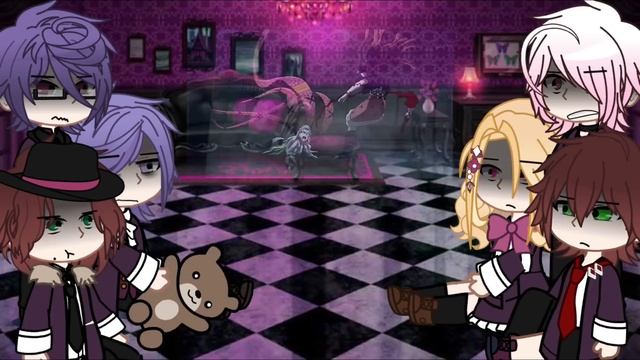 Diabolik Lovers react to demon slayer ||(nezuko)|| reaction|| (+yui but no shu)