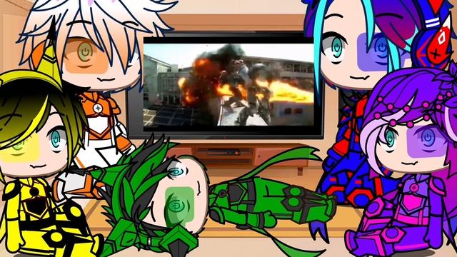 Transformers Prime react to Transformers movie(Dinobots)