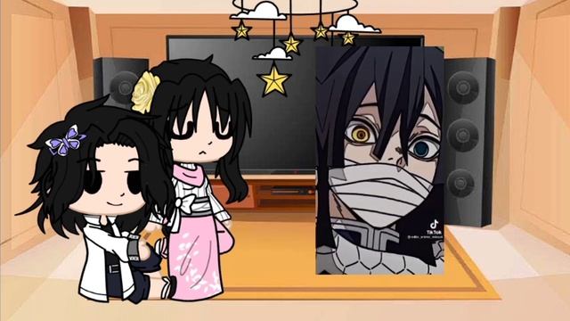 Реакция детей ГиюШино и ОбаМицу на их родителей. [Gacha Club] {Ау}