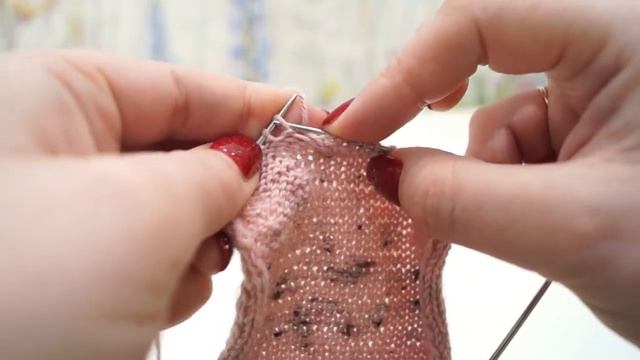 Женские носки с ажурным узором спицами МАСТЕР-КЛАСС для начинающих / Круглая пятка МК
