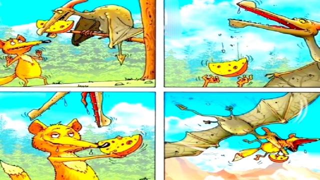 Ворона и лисица - грузинский вариант - версия 3 (грузинская басня - шуточный текст)