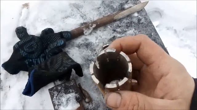Якутская трехгранная пешня своими руками.