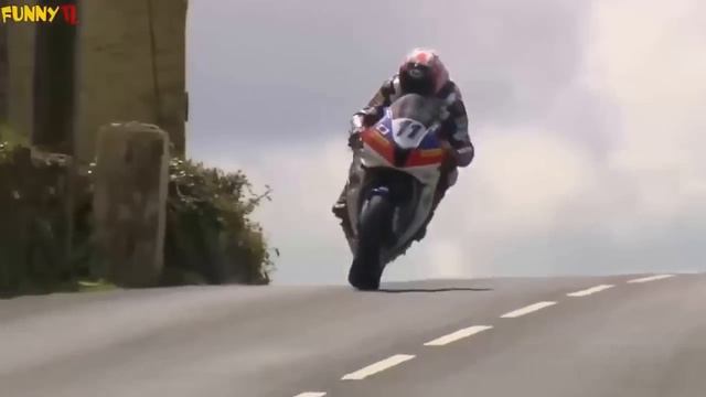 Isle of Man TT Crashes. Остров Мена супербайк аварии