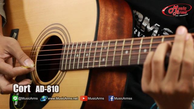 กีต้าร์โปร่งและดีมีที่ไหน Cort AD-810