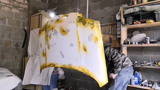 Восстановление капота ШЕВРОЛЕ НИВА лучше так не делать....