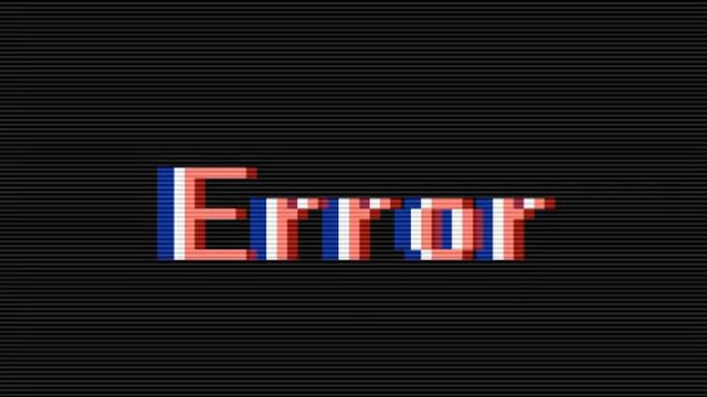 ERROR перезолив с ютуба