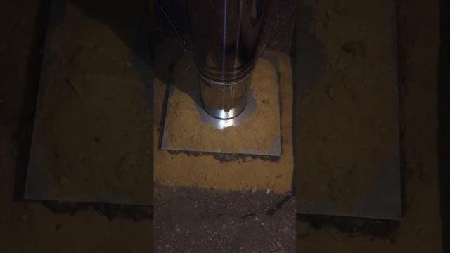 Как выпустить трубу дымохода через потолок