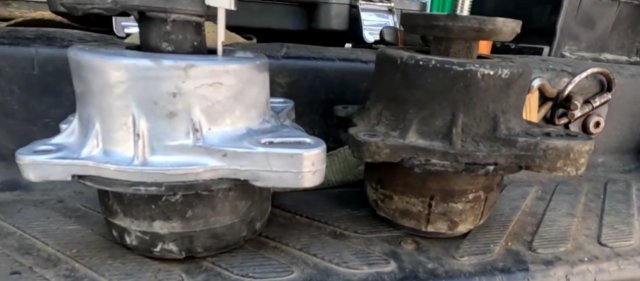 Замена Гидроопоры , подушки ДВС Ford transit 2.4.
