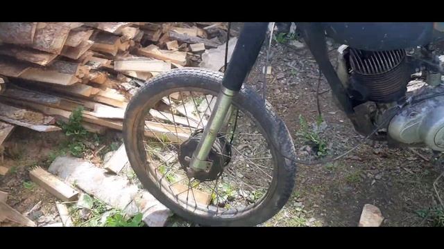 Мотоцикл из говна и палок Мой франкенштейн Моцик своими руками Мотоцикл из хлама Самоделка