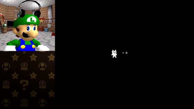 Луиджи играет в Cat mario