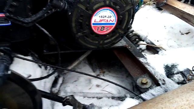 Снегоход Рысь двигатель Лифан