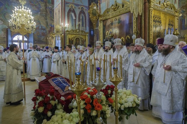 В Троице-Сергиевой лавре состоялось отпевание архимандрита Кирилла (Павлова).