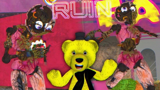 FNAF 9 РУИНЫ ВЗЛОМ ДВЕ ЧИКИ и РОКСИ FNAF Ruin DLC