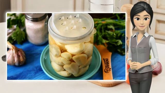 Маринованный чеснок зубчиками без стерилизации