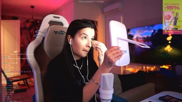 Общаемся  и красимся, пою стрим Амины Тендерлибае