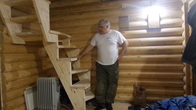 Лестница гусиный шаг