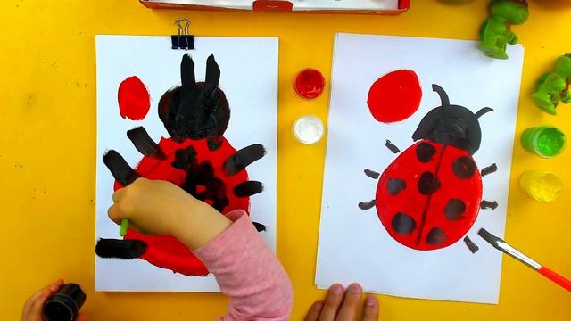 Уроки рисования для детей от 3 лет - рисуем красками