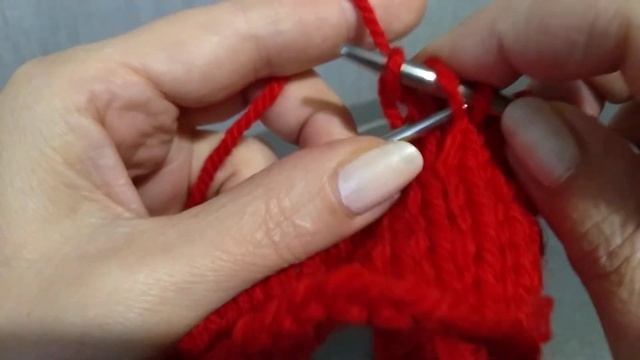 Как вязать 2 петли вместе с наклоном влево и вправо