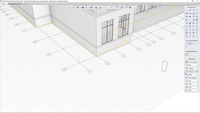 Ленточный фундамент Renga, параметры и построение