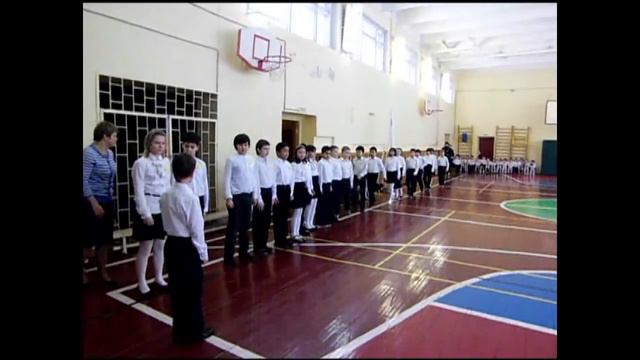 Смотр песни и строя в начальной школе