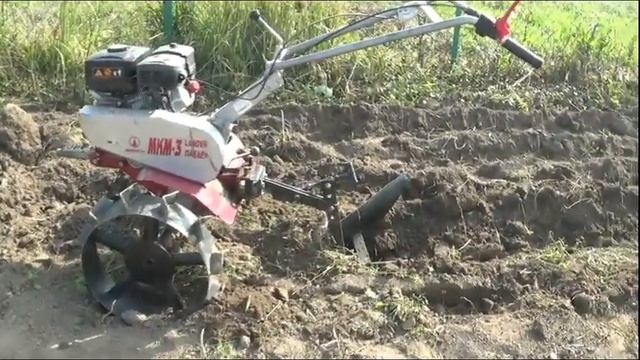 Установка плуга на мотоблоке МКМ 3