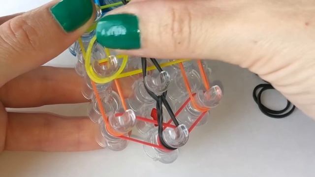 ЛЕСТНИЦА Красивый Браслет Из Резинок на Станке