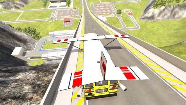 Автомобиль против CrashHard BeamNG Drive Автомобильная игра с прыжками