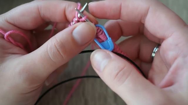 ДВОЙНАЯ ШАПКА полой резинкой // как вязала + пошаговый мастер-класс