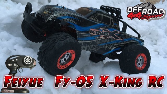 Машинка Feiyue Fy-05 X-King RC 4X4 _ Покатушки по снегу
