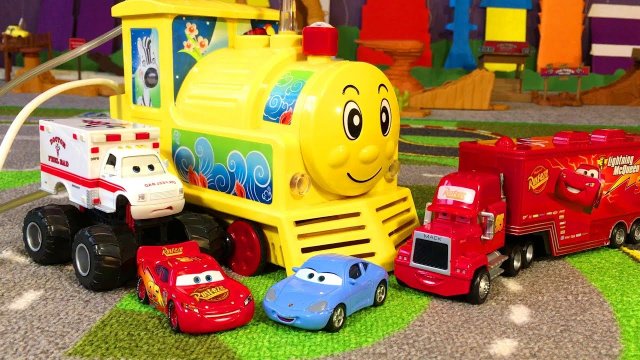 Мультики про Машинки Тачки Молния Маквин Доктор Паровозик Cars Lightning McQueen