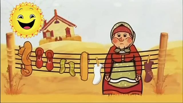 Два веселых гуся\Песни для детей и для малышей\Жили у бабуси два веселых гуся\ серый и белый