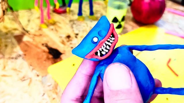 Людоед ХАГИ ВАГИ из пластилина | Лепка Хагги Вагги история