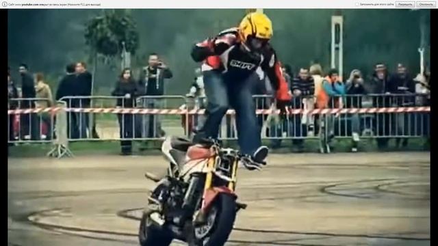 Крутые трюки (на мотоциклах)
