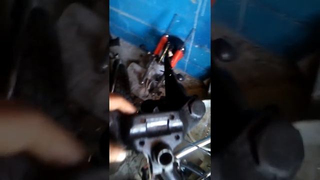 Поставил вилку от мотоцикла Восход на Минск