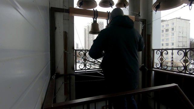 Чертаново, храм иконы Божией Матери  Нечаянная радость    первый звон