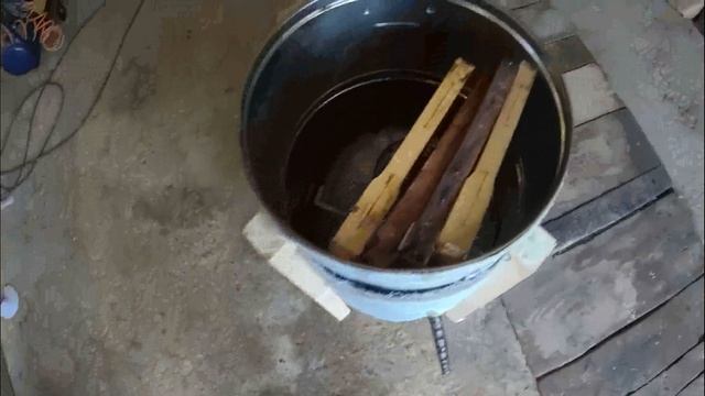 Паровая воскотопка из стиралки.