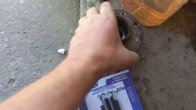 Снятие и установка задней ступицы Lada Kalina