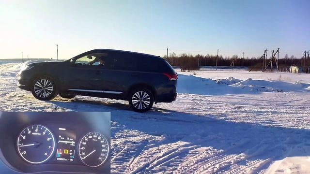 Полный привод S-AWC и чип тюнинг двигателя на Mitsubishi Outlander 3