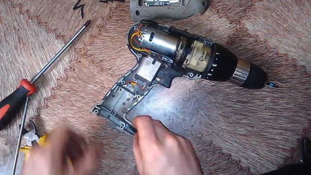 Ремонт редуктора шуруповерта интерскол да-18эр  (часть 3)