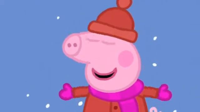 Peppa Pig  'Snow': субтитры, новые слова, текст.