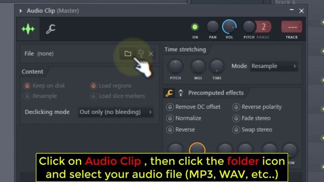 How to import an MP3 audio file in FL Studio 20.5 - Tutorial
