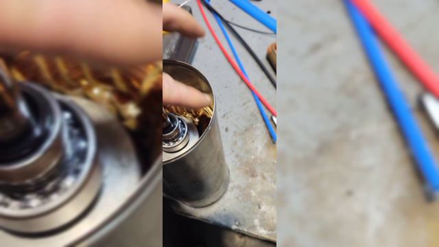 Ремонт водяного насоса "Водолей"
перемотка статора электродвигателя.