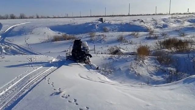 Самодельный снегоход