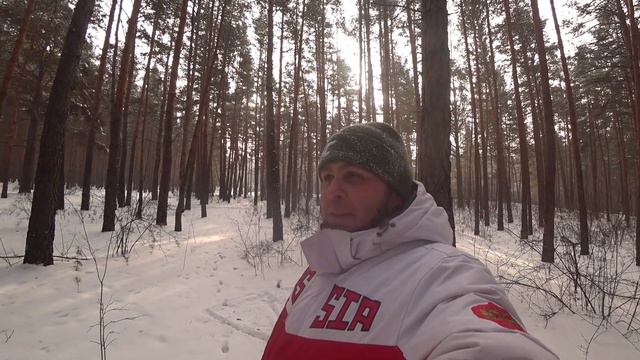 С ВОДИЛ ДЕТЕЙ В ПОХОД НА ЛЫЖАХ ПО ЖАРИЛИ САЛО НА КОСТРЕ #влог #готовка #дети