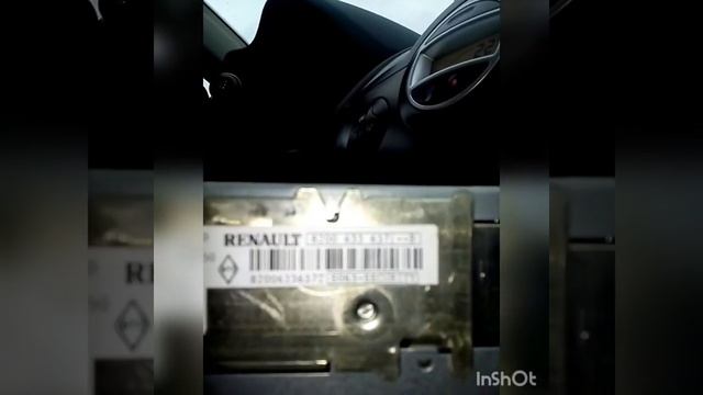 Рено Меган 2- как разблокировать штатную магнитолу☝️